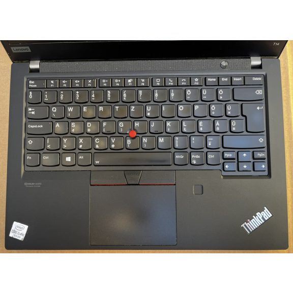 Lenovo ThinkPad T14 Gen 1 14″ Full HD felújított laptop – Intel Core i5-10310U, 16 GB RAM, 256 GB NVMe SSD, Windows 11 Pro, magyar billentyűzet Lenovo ThinkPad T14 Gen 1 14″ Full HD felújított laptop – Intel Core i5-10310U, 16 GB RAM, 256 GB NVMe SSD, Windows 11 Pro, magyar billentyűzet