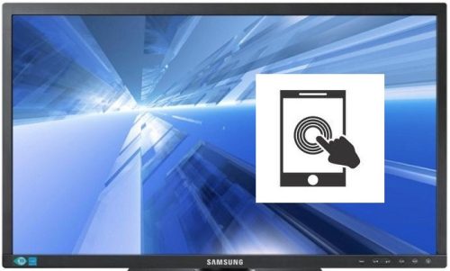 22" Samsung DB22D-T Full HD Multi-Touch Használt monitor talppal A-