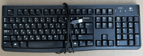 Logitech K120 magyar karakteres  Használt billentyűzet usb-s
