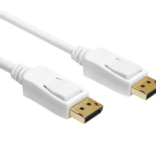 Szürke színű DisplayPort kábel apa/apa, 1,8méteres Minőségi használt