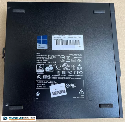 Dell Optiplex 3050 Micro I5-7500T | 8GB | 256GB SSD wifi Bluetooth  – felújított számítógép