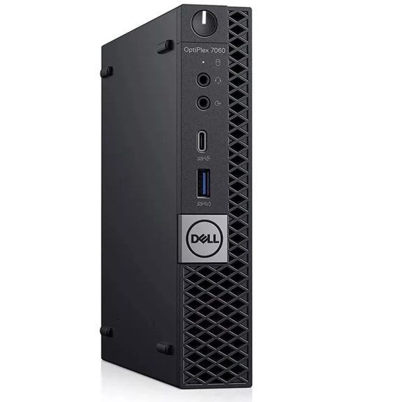 Dell OptiPlex 7060 Mini PC – i5-8400T, 16GB RAM, 256GB NVMe SSD, Wi-Fi, Bluetooth – felújított számítógép